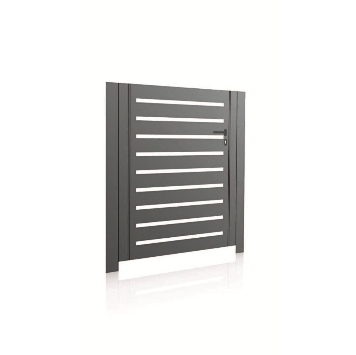 Classic 100 aluminium gate, view 1