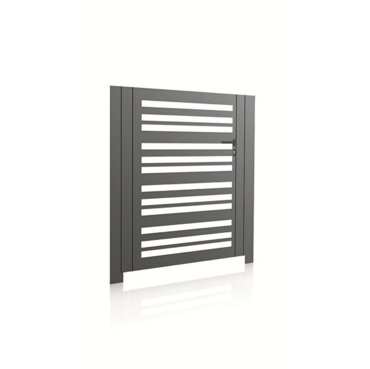 Horizontal MIX 5 aluminium gate, view 1