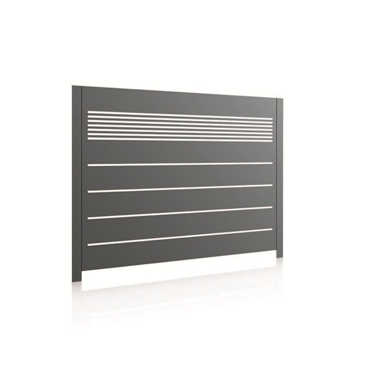 Horizontal MIX 2 aluminium gate, view 2
