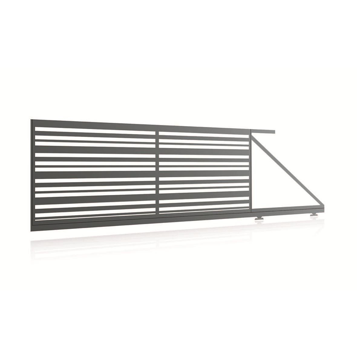 Horizontal MIX 5 aluminium gate, view 4