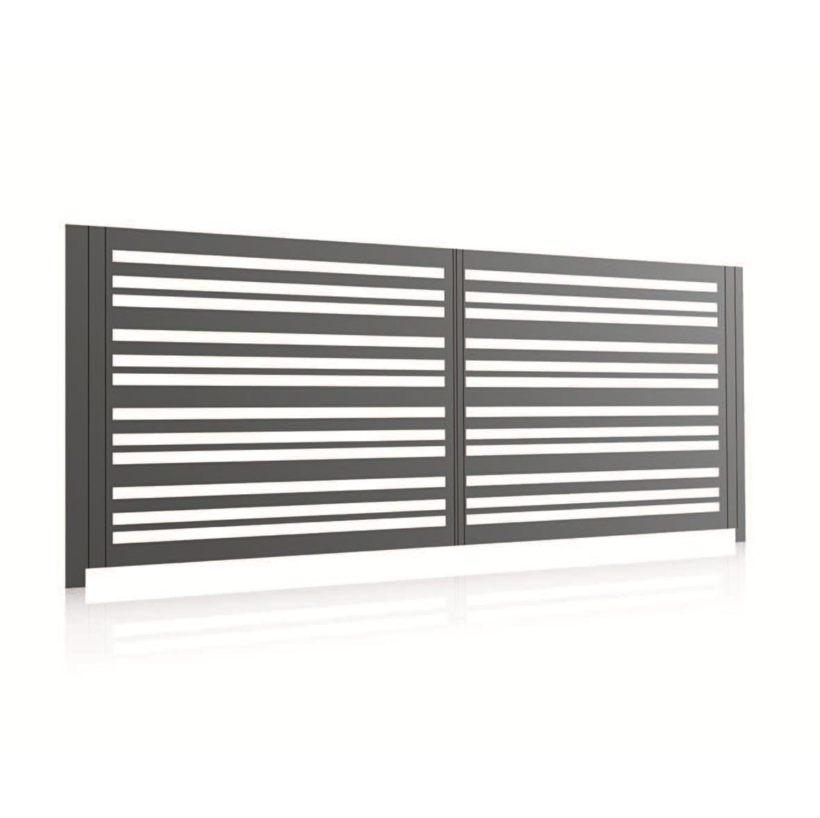Horizontal MIX 5 aluminium gate, view 3