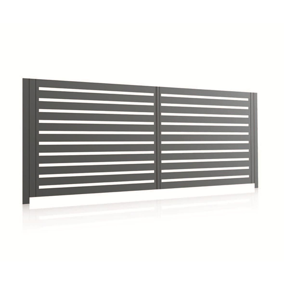 Classic 80 aluminium gate, view 3